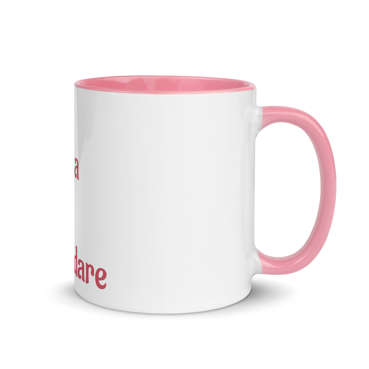 Tazza con interno colorato : "Lui pensa di comandare.."